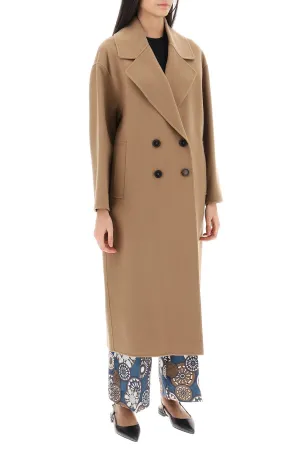 's Max Mara Holland Double-Breasted Wool Coat (Size - 42)