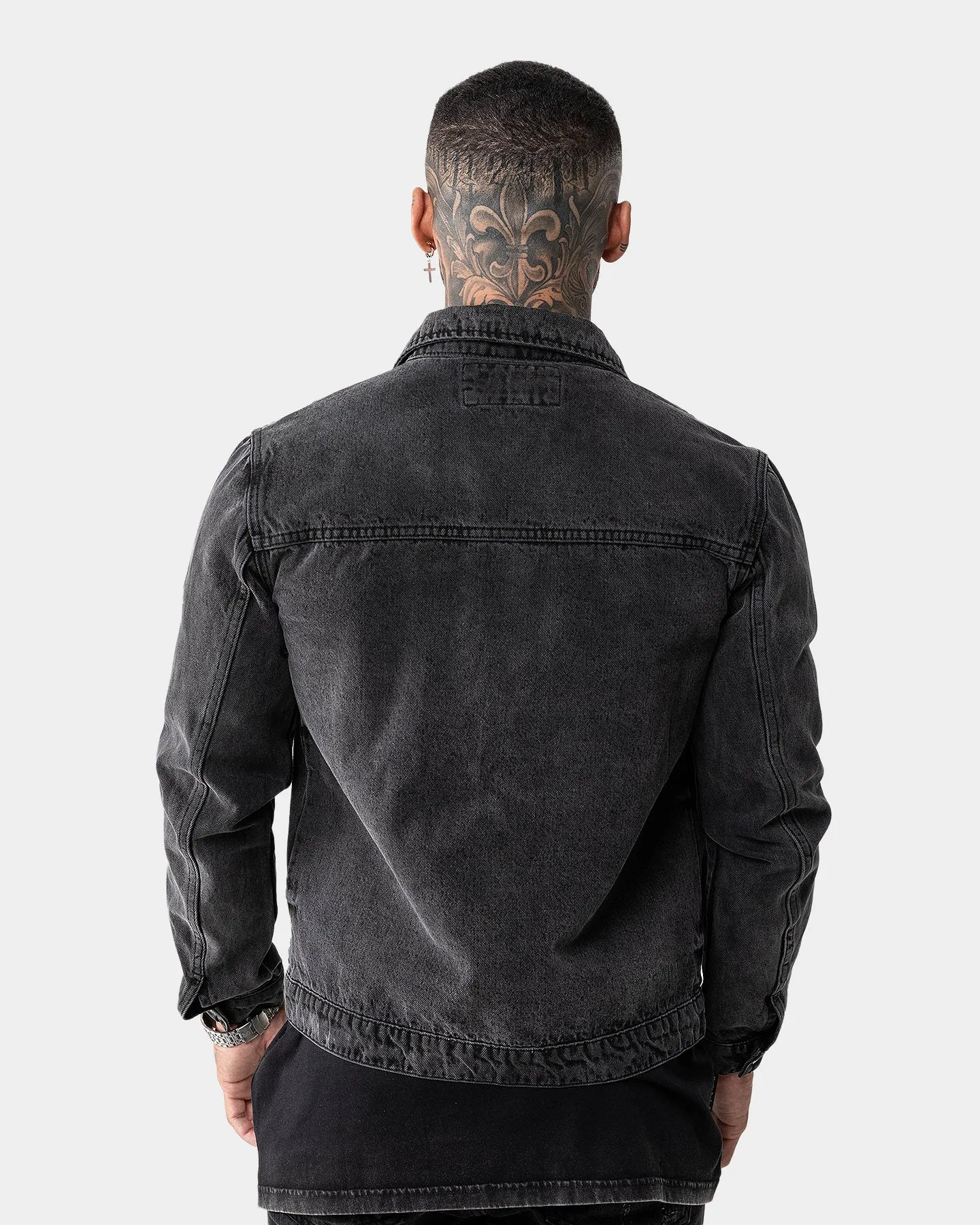 Saint Morta Codex Denim Jacket Vintage Black