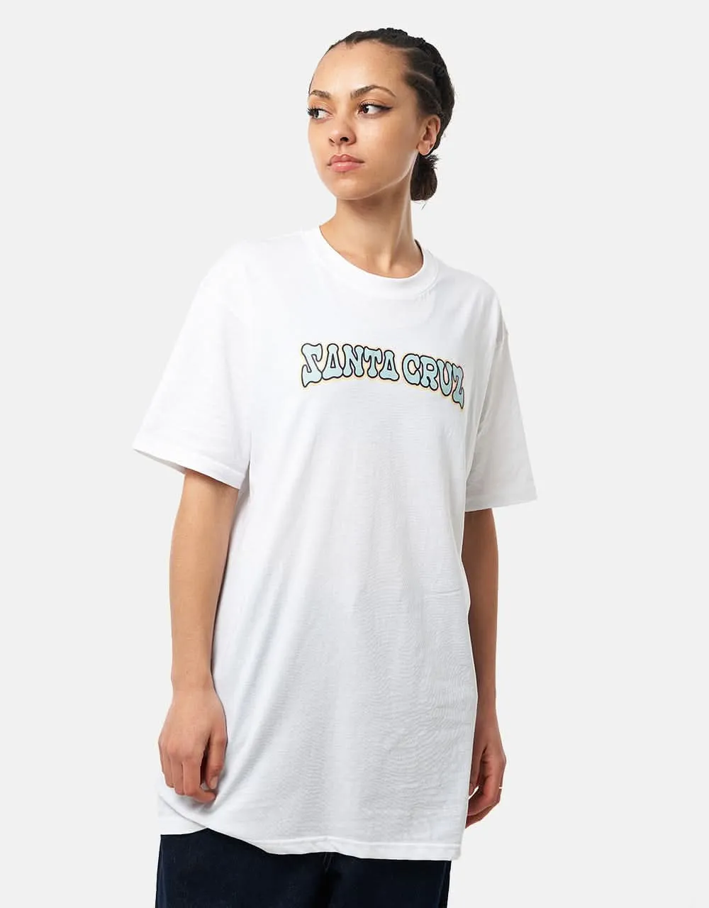 Santa Cruz Galactic Butterfly UK EXCLUSIVE T- Shirt - White