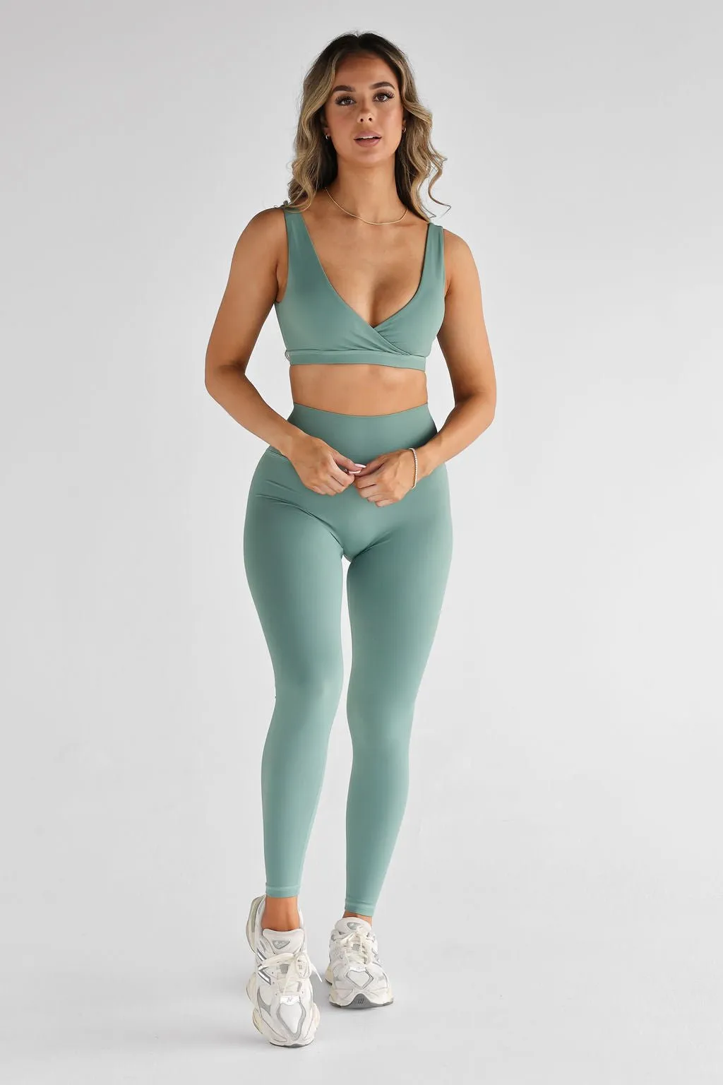 SCULPT Full Length Leggings - Sage