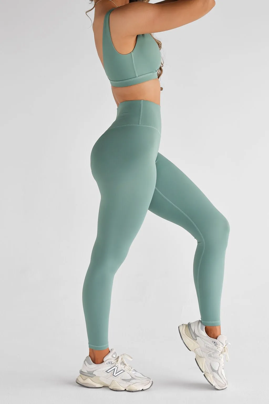 SCULPT Full Length Leggings - Sage