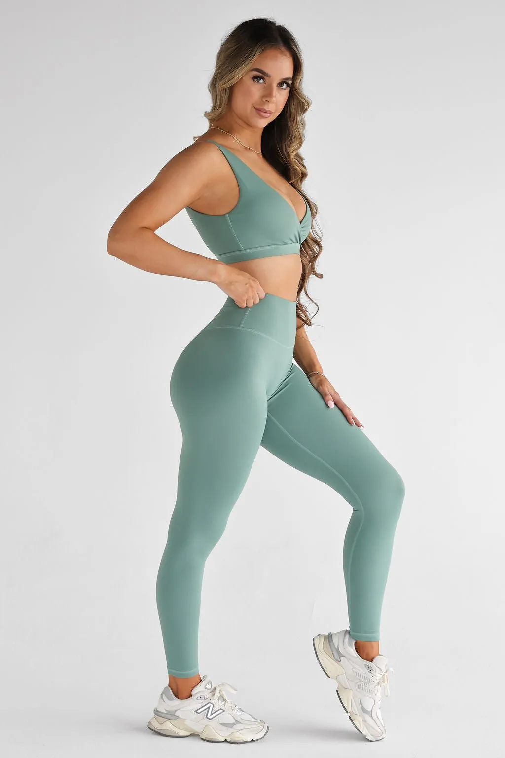 SCULPT Full Length Leggings - Sage