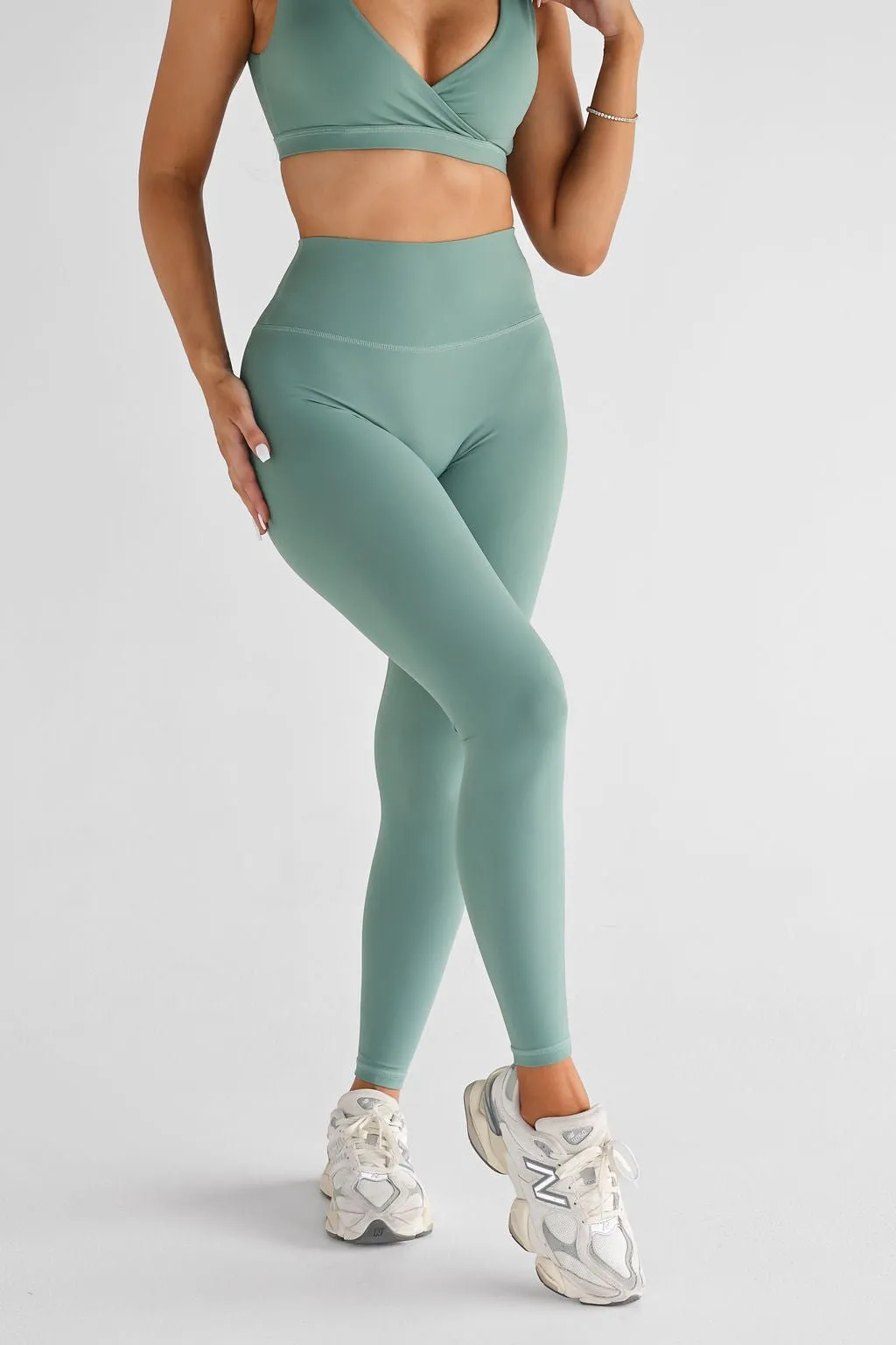 SCULPT Full Length Leggings - Sage