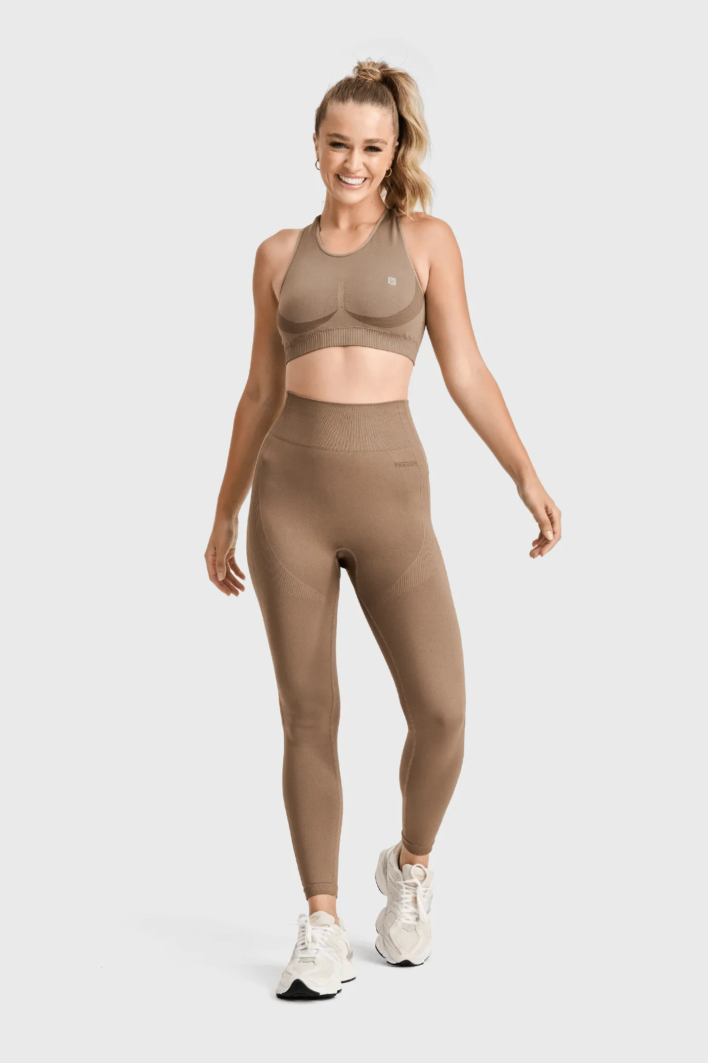 Seamless Active Leggings - Mocha