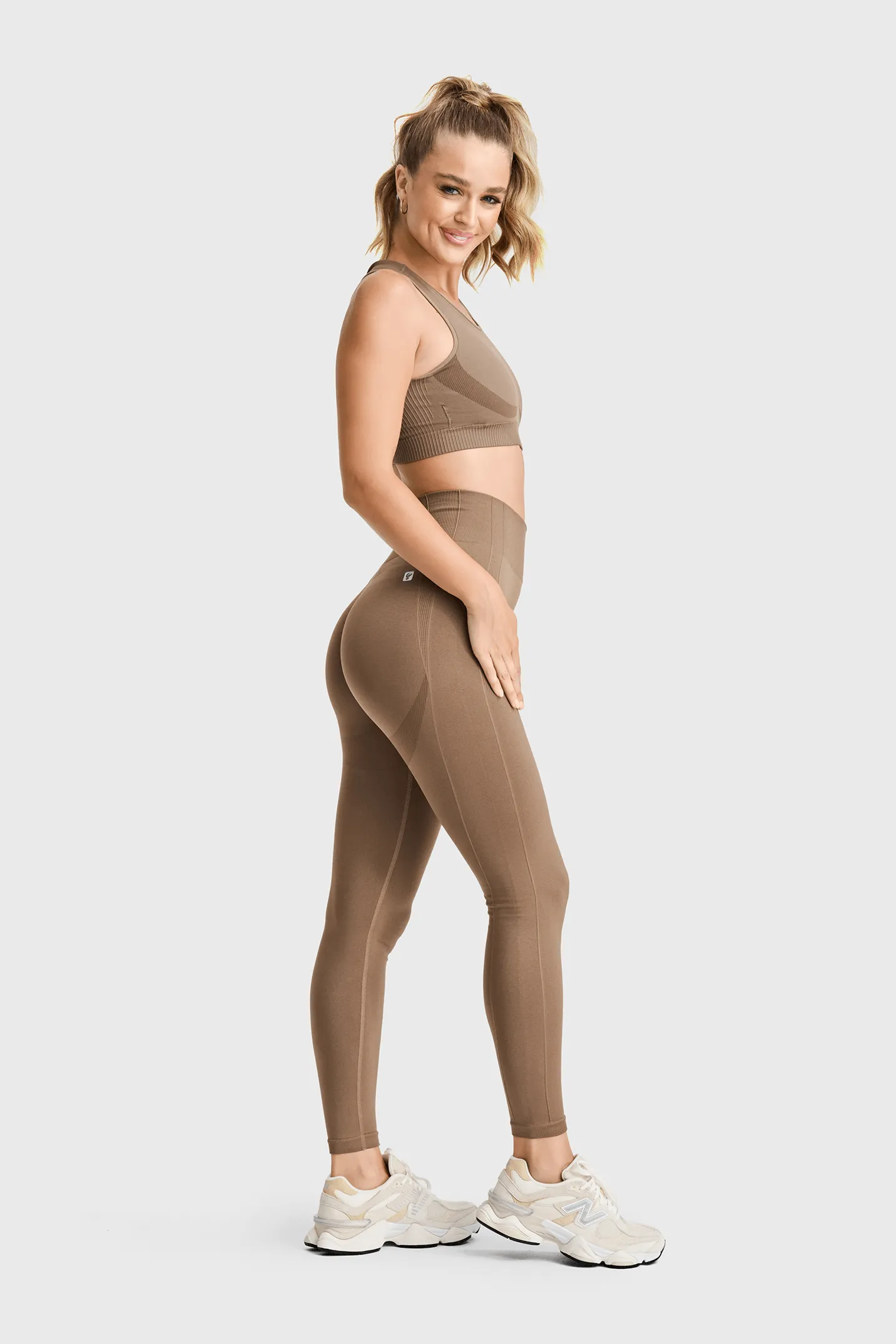 Seamless Active Leggings - Mocha