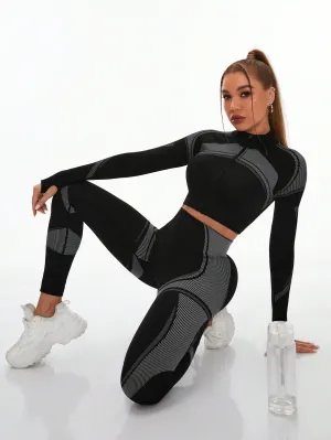 Seamless Yoga Jacket And Leggings FW24
