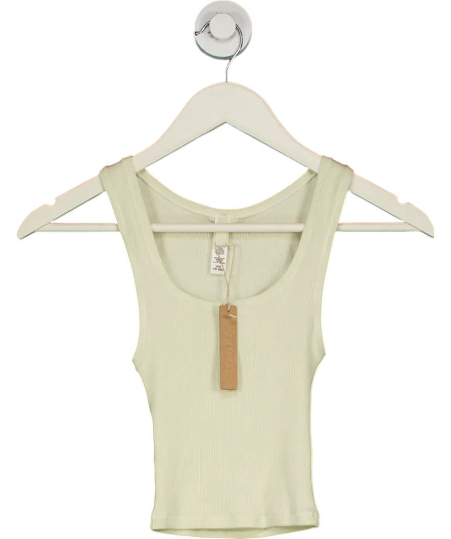 SKIMS Beige Skims Cotton Rib Tank UK XXS