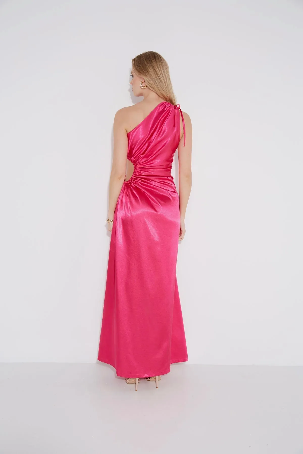Sonya Nour Fuchsia Maxi Dress - Fuchsia Pink