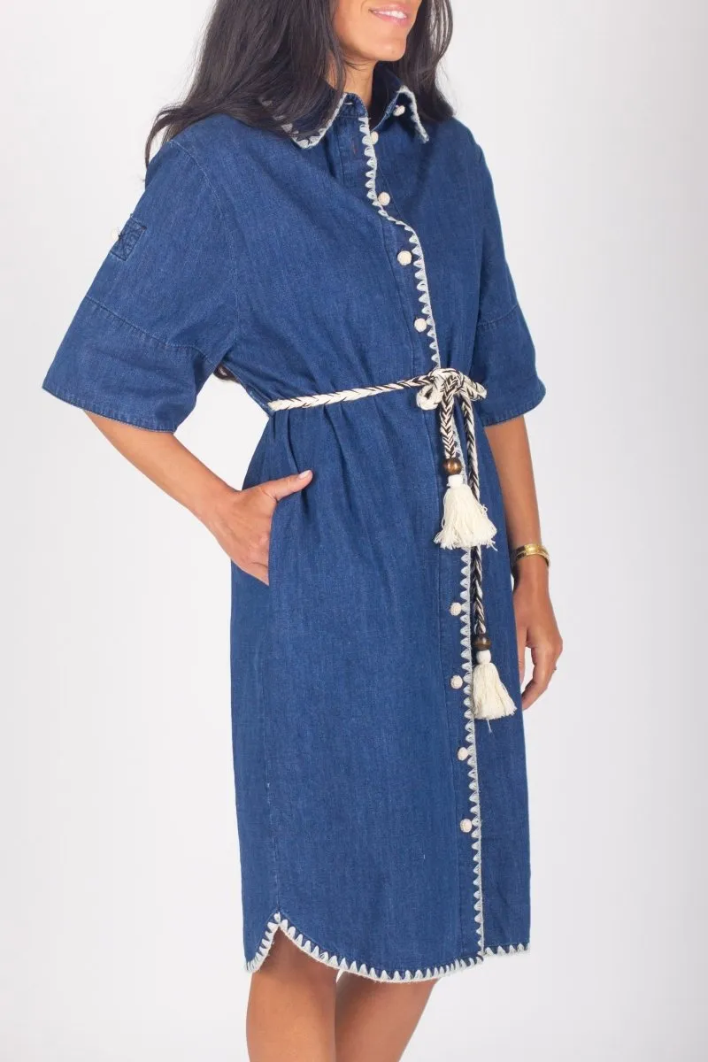 SOPHIA DRESS (DENIM) 38"