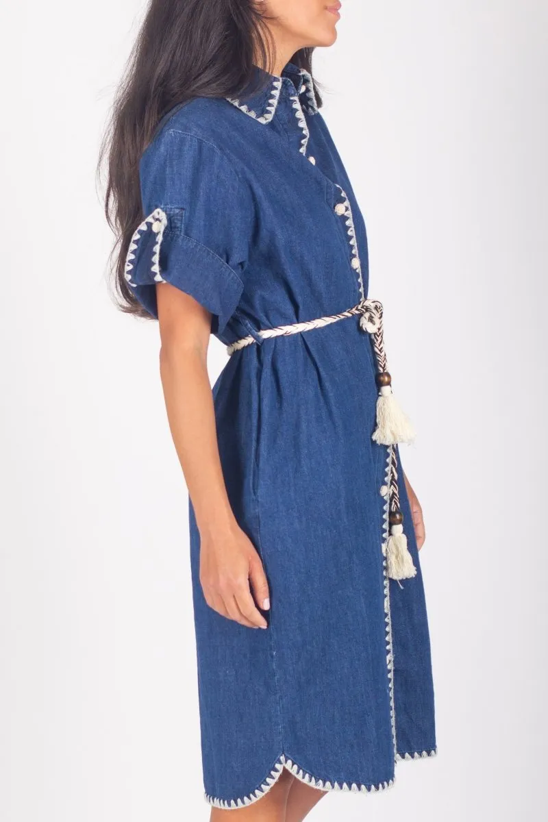 SOPHIA DRESS (DENIM) 38"
