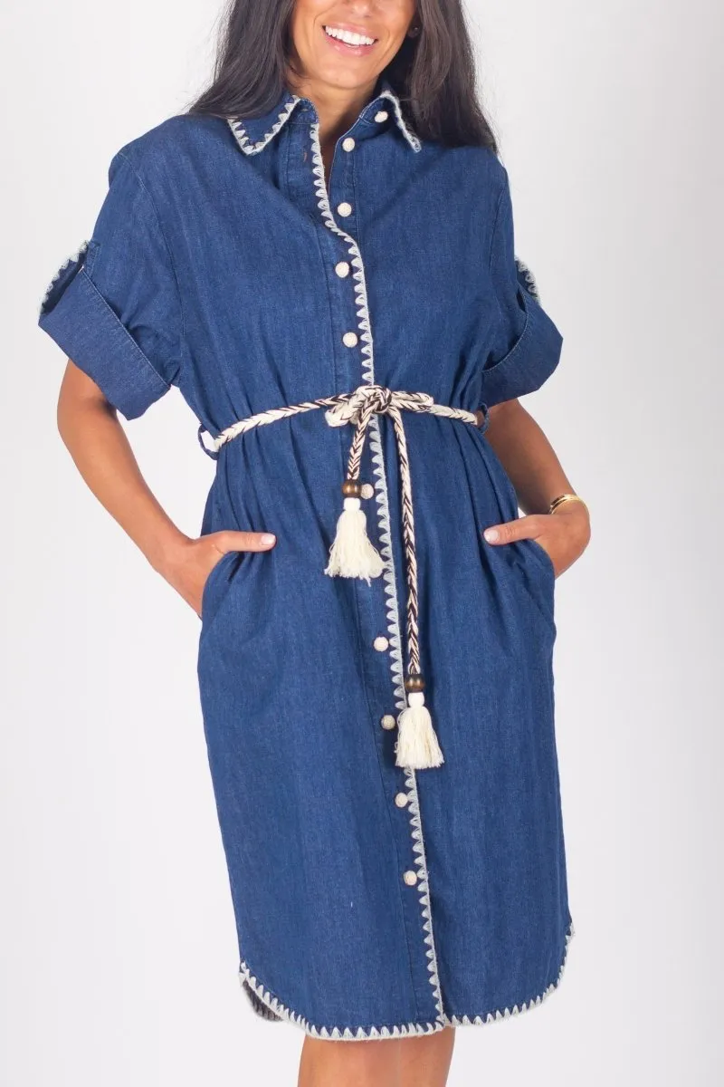 SOPHIA DRESS (DENIM) 38"