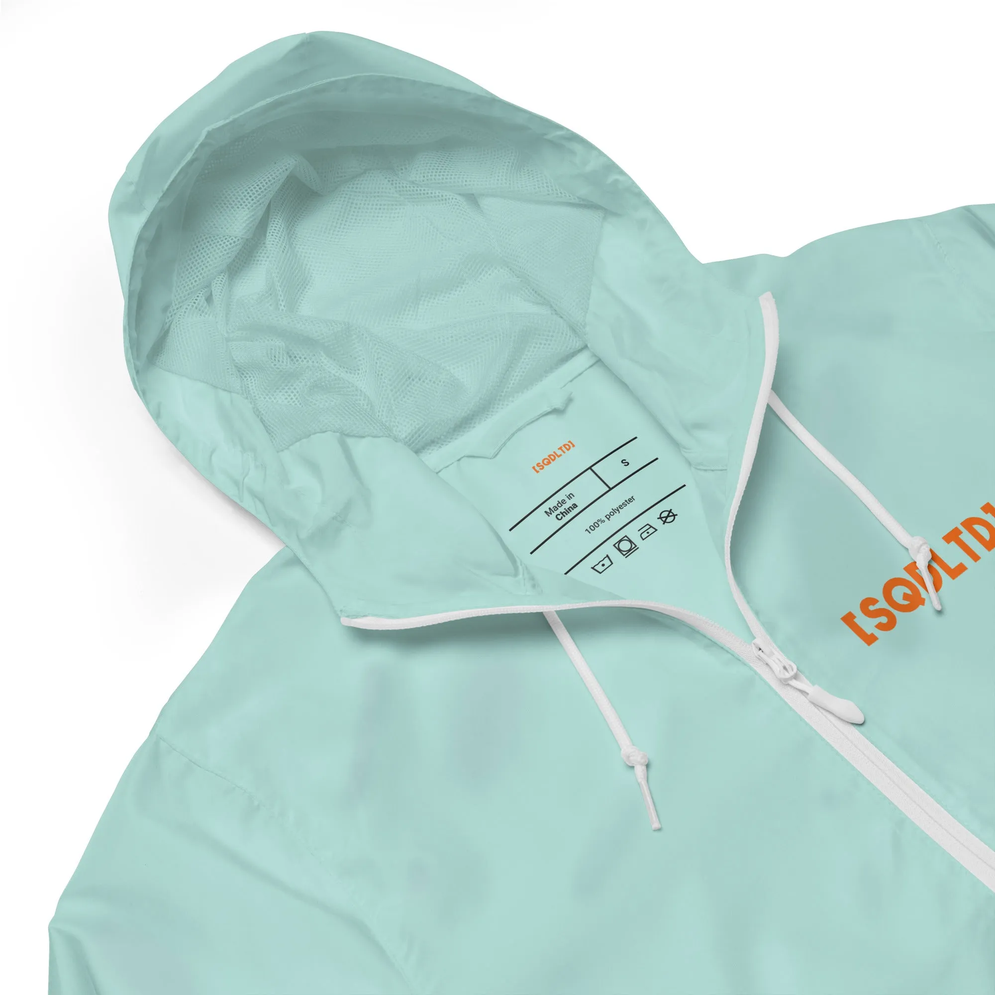Sqdltd SP23 Unisex lightweight Zip Up windbreaker CT