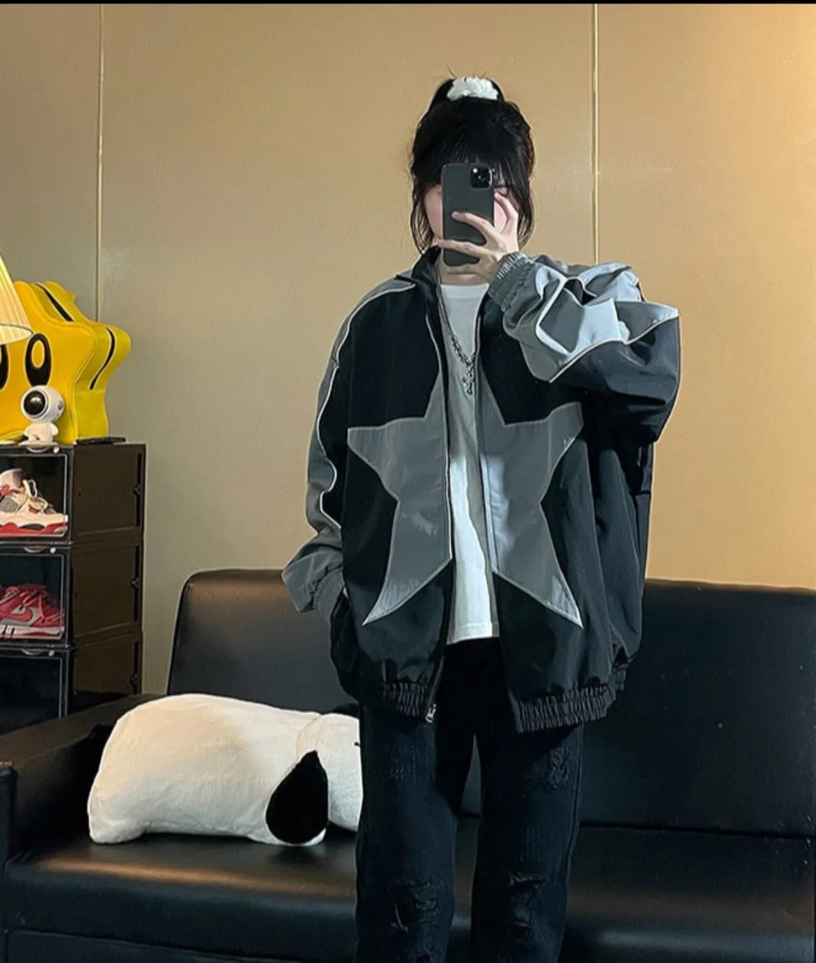 Star Windbreaker Jacket