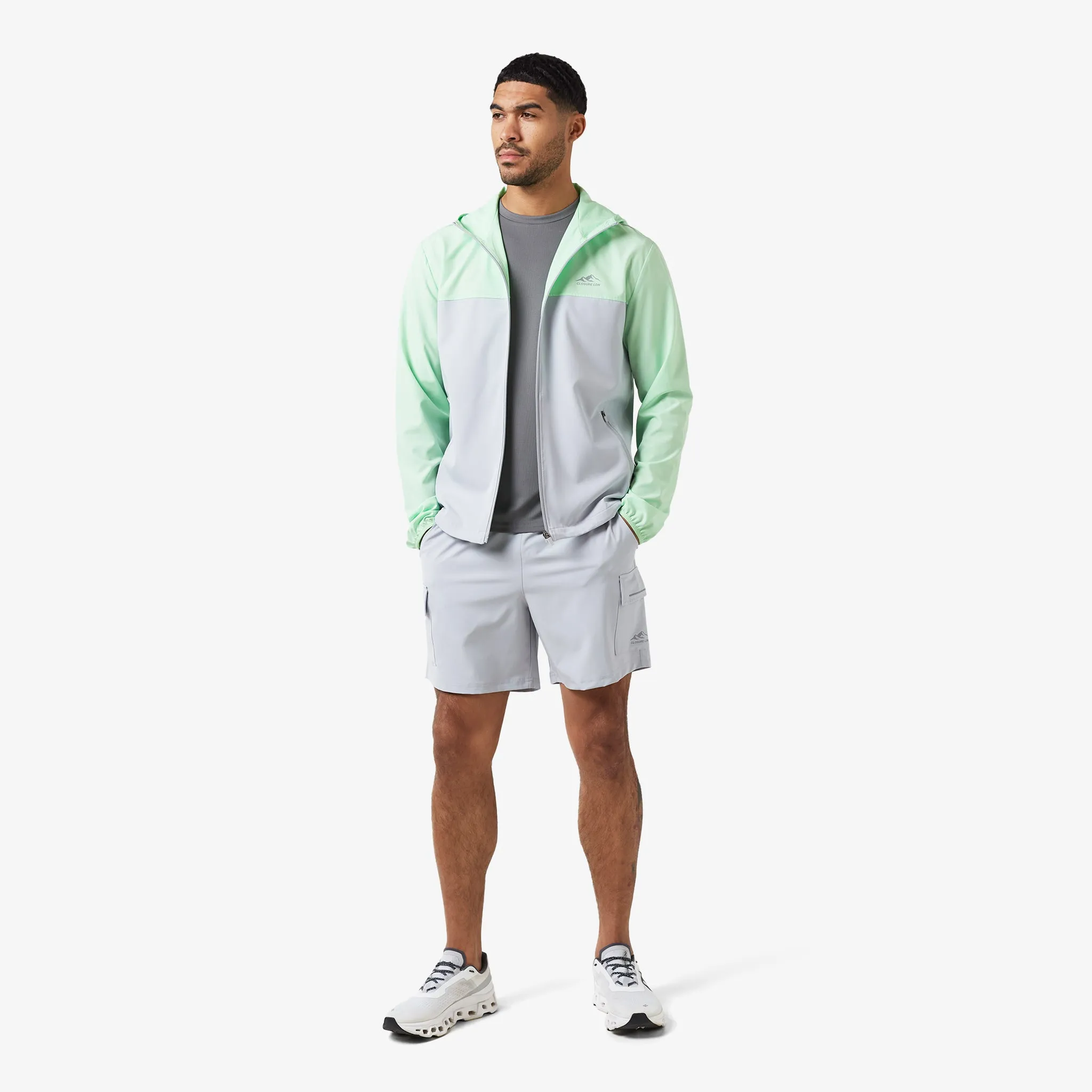 Tech Windbreaker Twinset | Mint