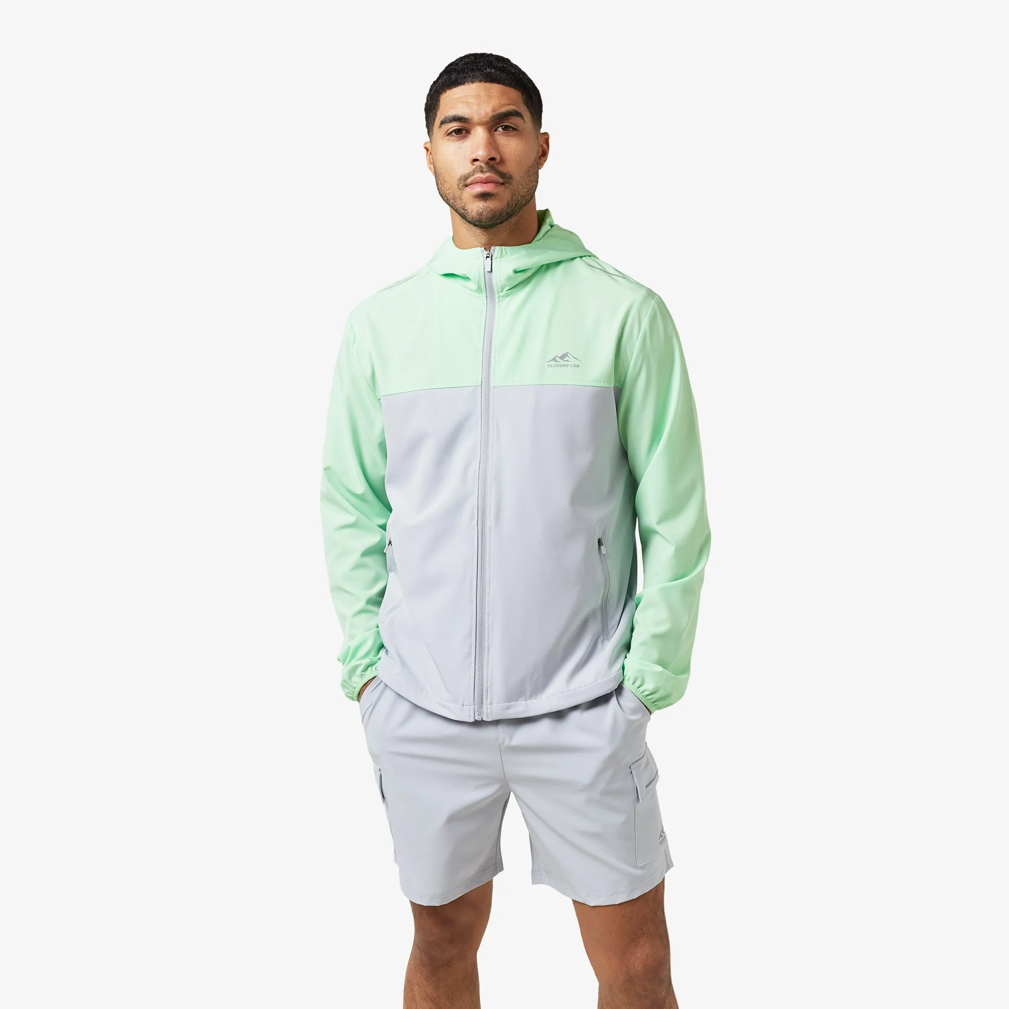 Tech Windbreaker Twinset | Mint
