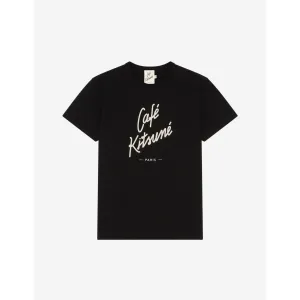 Unisex Cafe Kitsune Classic Tee-Shirt - Black