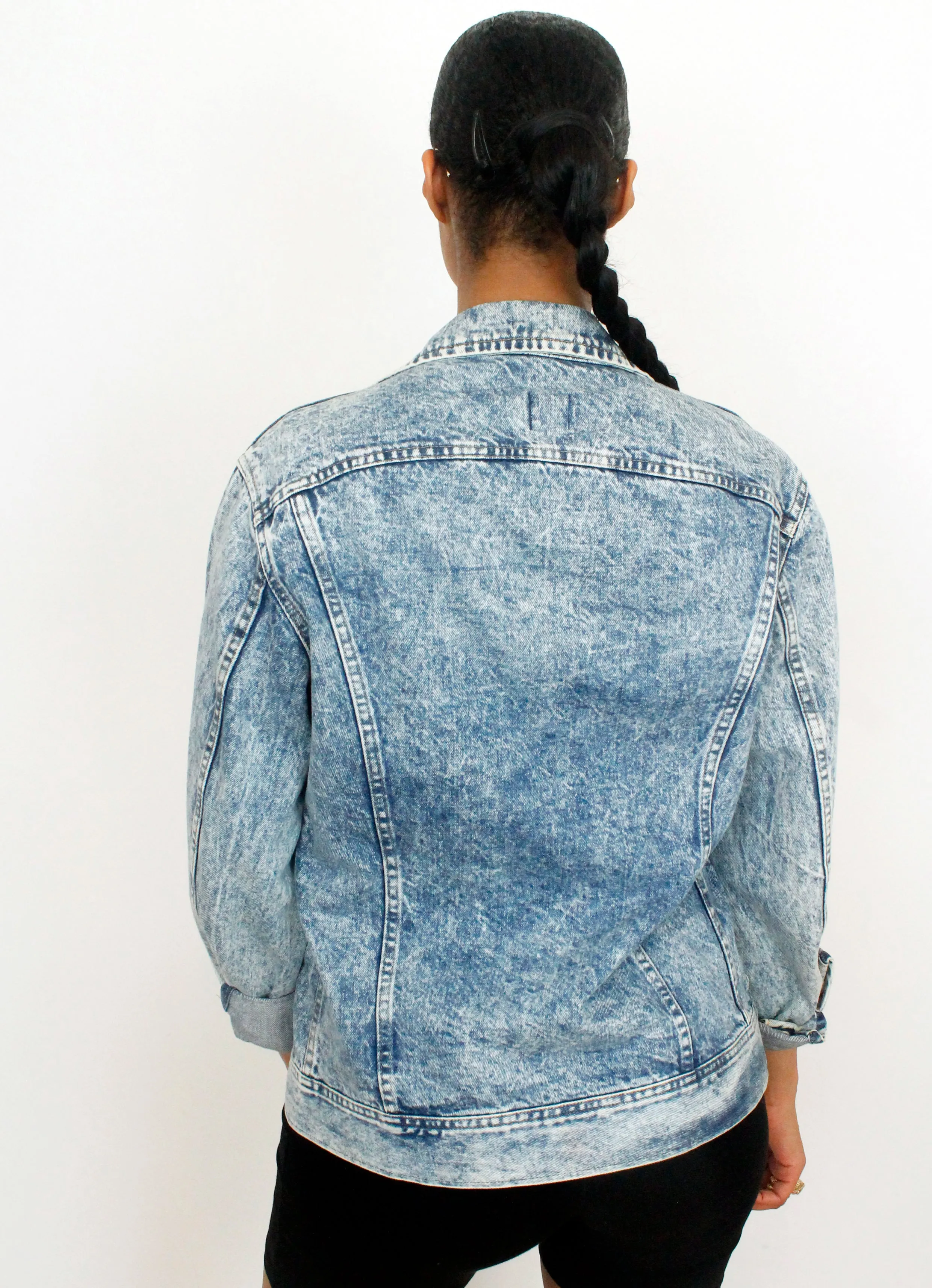 Vintage Acid Wash Lee Cotton Denim Jean Jacket