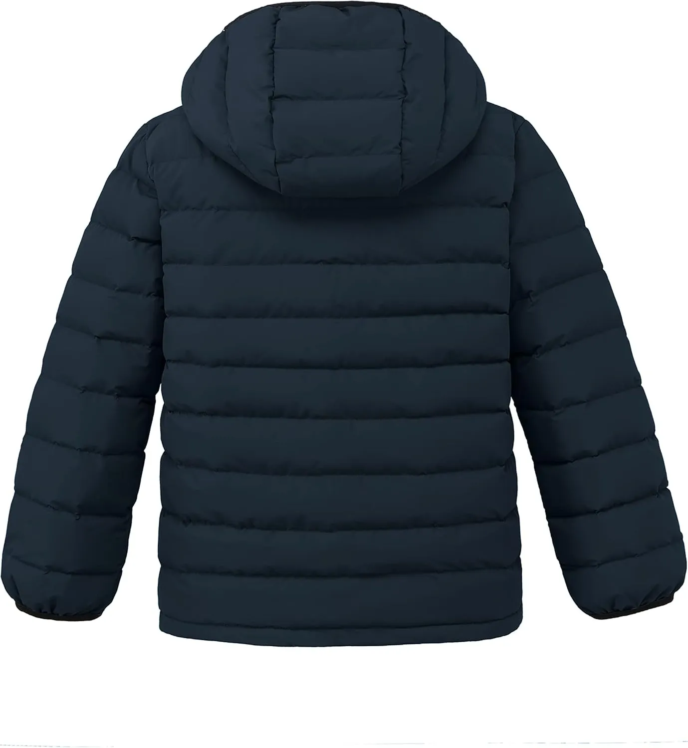 wantdo Boys' Winter Coat Lightweight Puffer Jacket Waterproof Outerwear Hooded