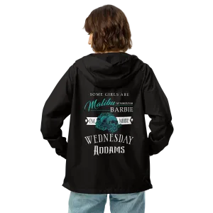 Wednesday Unisex Lightweight Zip Up Windbreaker