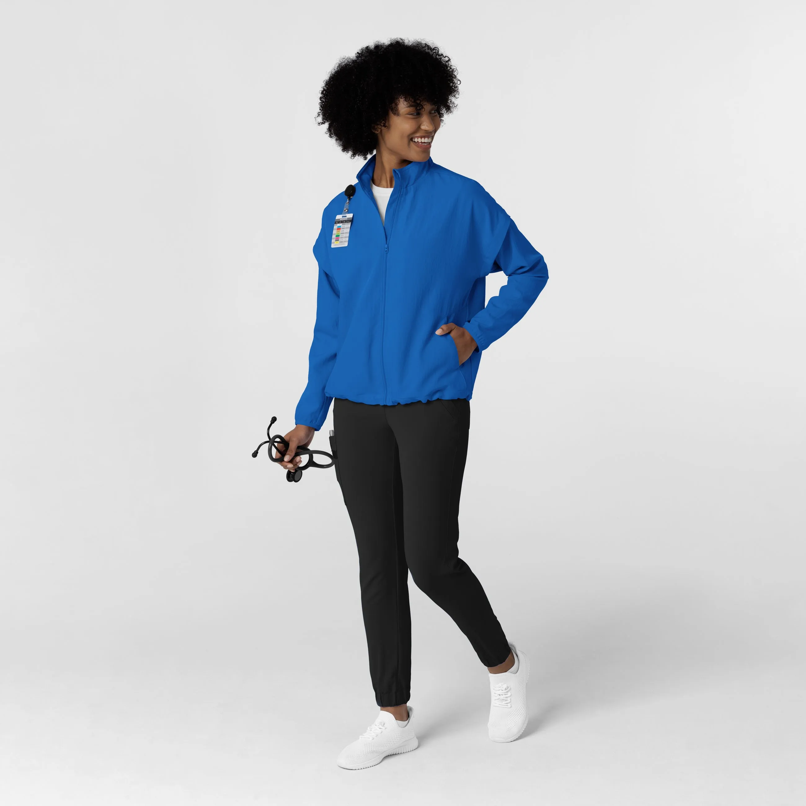 Women's BreezeBreaker Scrub Jacket - Royal