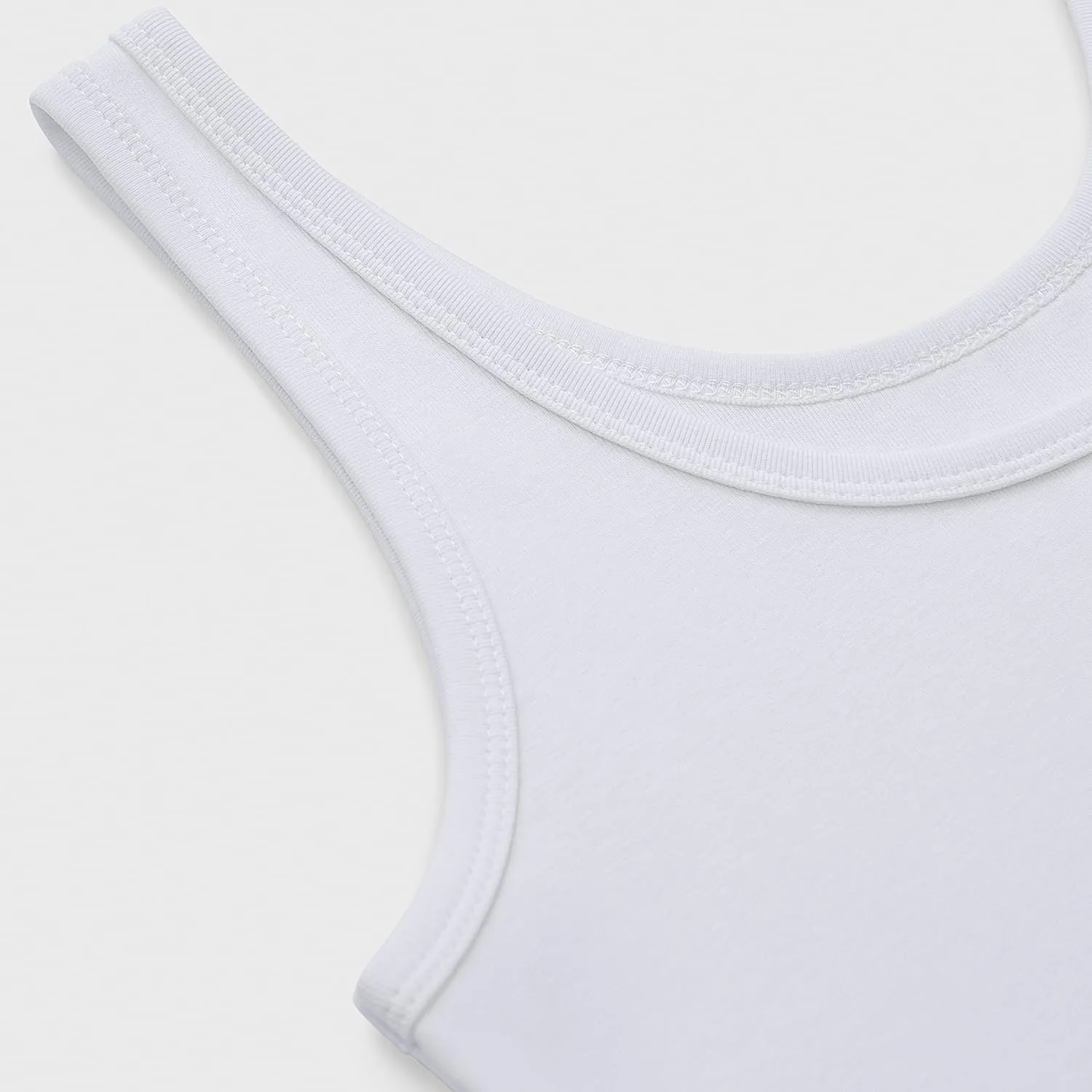 Women's Sleeveless Crop Top Cotton Basic Scoop Neck Tank Tops, Ribbed Casual Summer Cropped Shirt for Women