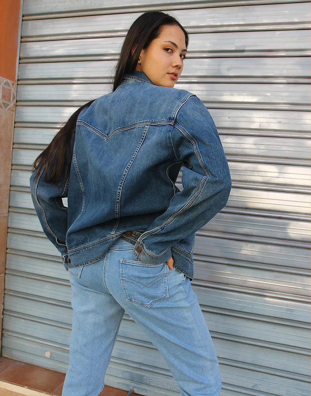 Wrangler Jean Jacket in Blue